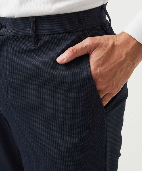 MICHEL KLEIN HOMME (ミッシェルクランオム)の「【セットアップ】ストレッチスラックスパンツ(スラックス・メンズ・ネイビー/グレー・MEDIUM/LARGE/X-LARGE)」の8枚目の写真