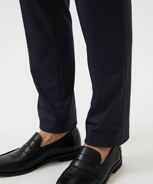 MICHEL KLEIN HOMME (ミッシェルクランオム)の「【セットアップ】ストレッチスラックスパンツ(スラックス・メンズ・ネイビー/グレー・MEDIUM/LARGE/X-LARGE)」の9枚目の写真