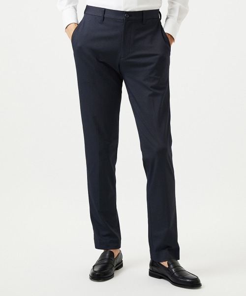 MICHEL KLEIN HOMME (ミッシェルクランオム)の「【セットアップ】ストレッチスラックスパンツ(スラックス・メンズ・ネイビー/グレー・MEDIUM/LARGE/X-LARGE)」の17枚目の写真