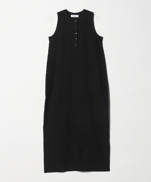 SACRA(サクラ)の「<SACRA>ヘンリーネック ノースリーブ ワンピース(ワンピース・レディース・ホワイト/ブラック・38)」の11枚目の写真