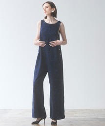 SOMETHING | atelier SOMETHING　AMERICAN SLEEVE ALL IN ONE/アメリカンスリーブオールインワン【FLOWER】(サロペット/オーバーオール)