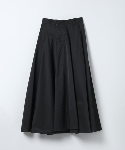 JEANASIS（ジーナシス）の「ボリュームフレアロングスカート/645260（スカート・レディース・ブラック/ホワイト/ベージュ・FREE）」の2枚目の写真