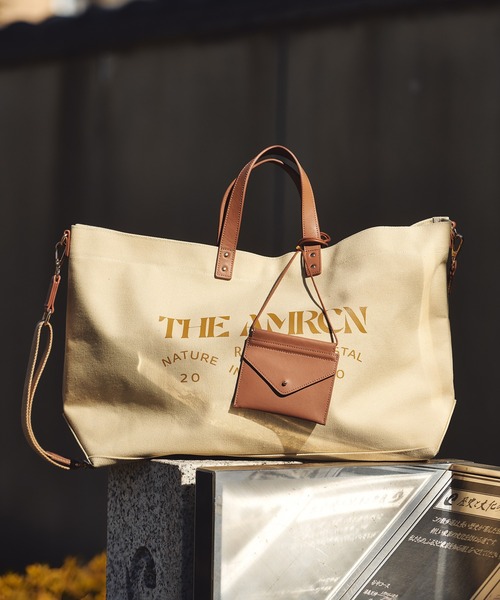 AMERICANA（アメリカーナ）の「【Americana（アメリカーナ） for SALON】キャンバス2WAYトート（トートバッグ・レディース・ベージュ系その他2/イエロー系その他3・FREE）」の2枚目の写真