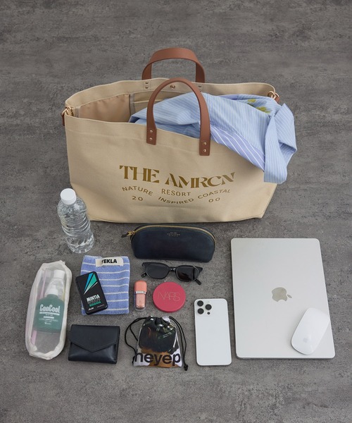 AMERICANA（アメリカーナ）の「【Americana（アメリカーナ） for SALON】キャンバス2WAYトート（トートバッグ・レディース・ベージュ系その他2/イエロー系その他3・FREE）」の4枚目の写真