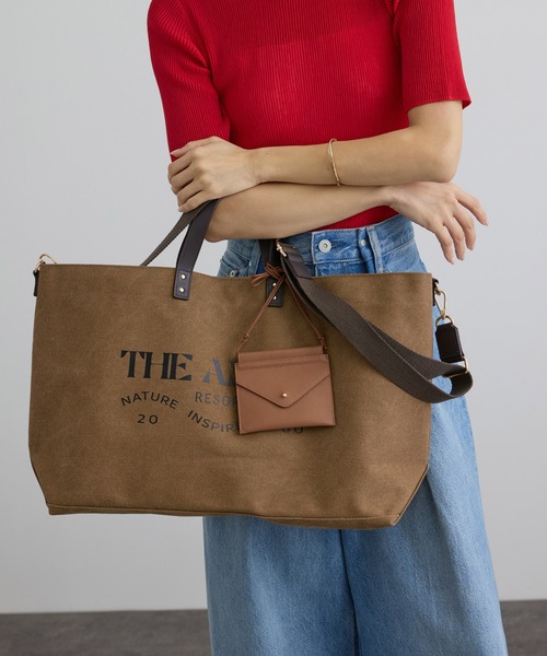 AMERICANA（アメリカーナ）の「【Americana（アメリカーナ） for SALON】キャンバス2WAYトート（トートバッグ・レディース・ベージュ系その他2/イエロー系その他3・FREE）」の8枚目の写真