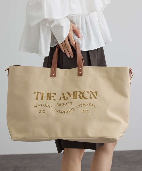 AMERICANA（アメリカーナ）の「【Americana（アメリカーナ） for SALON】キャンバス2WAYトート（トートバッグ・レディース・ベージュ系その他2/イエロー系その他3・FREE）」の10枚目の写真