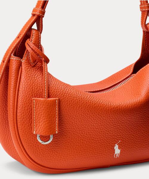 POLO RALPH LAUREN(ポロ ラルフ ローレン)の「Polo Play レザー ショルダー バッグ(ショルダーバッグ・レディース・オレンジ・ONE)」の4枚目の写真