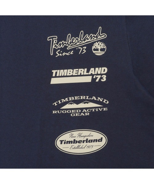 Timberland(ティンバーランド)の「マルチ ロゴ グラフィック 半袖 Tシャツ メンズ(Tシャツ/カットソー・メンズ・ダークブルー・XX-LARGE/X-LARGE/SMALL/MEDIUM/LARGE)」の7枚目の写真