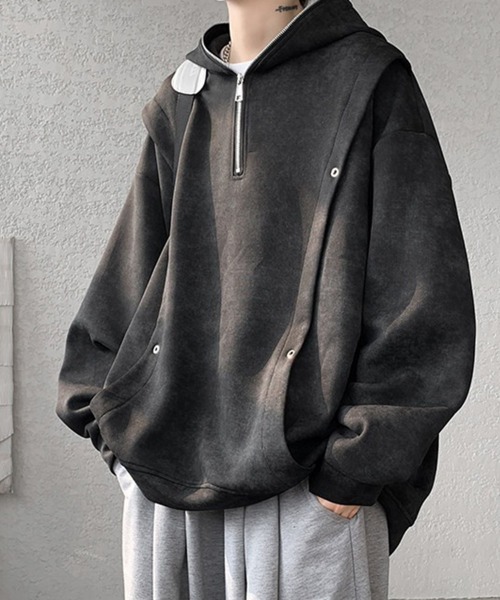 Tie Dye Half Zip Hoodie タイダイ ハーフジップパーカー（パーカー