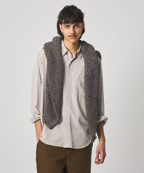Steven Alan（スティーブンアラン）の「＜Steven Alan＞ スラブ レギュラーカラー シャツ NARROW（シャツ/ブラウス・メンズ・ダークグレー/ベージュ/ライトブルー/ダークブラウン・S/M/L/XL）」の17枚目の写真