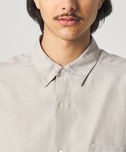 Steven Alan（スティーブンアラン）の「＜Steven Alan＞ スラブ レギュラーカラー シャツ NARROW（シャツ/ブラウス・メンズ・ダークグレー/ベージュ/ライトブルー/ダークブラウン・S/M/L/XL）」の22枚目の写真