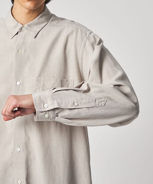 Steven Alan＞ スラブ レギュラーカラー シャツ NARROW（シャツ