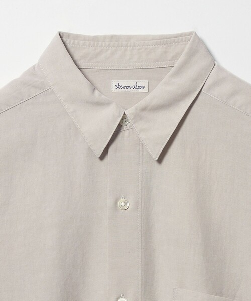 Steven Alan（スティーブンアラン）の「＜Steven Alan＞ スラブ レギュラーカラー シャツ NARROW（シャツ/ブラウス・メンズ・ダークグレー/ベージュ/ライトブルー/ダークブラウン・S/M/L/XL）」の7枚目の写真