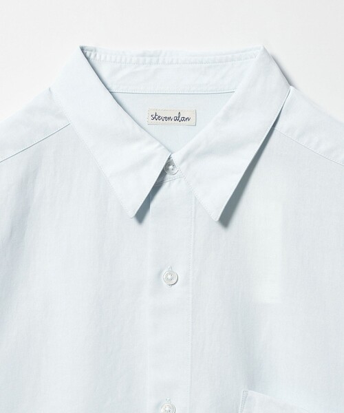Steven Alan（スティーブンアラン）の「＜Steven Alan＞ スラブ レギュラーカラー シャツ NARROW（シャツ/ブラウス・メンズ・ダークグレー/ベージュ/ライトブルー/ダークブラウン・S/M/L/XL）」の20枚目の写真