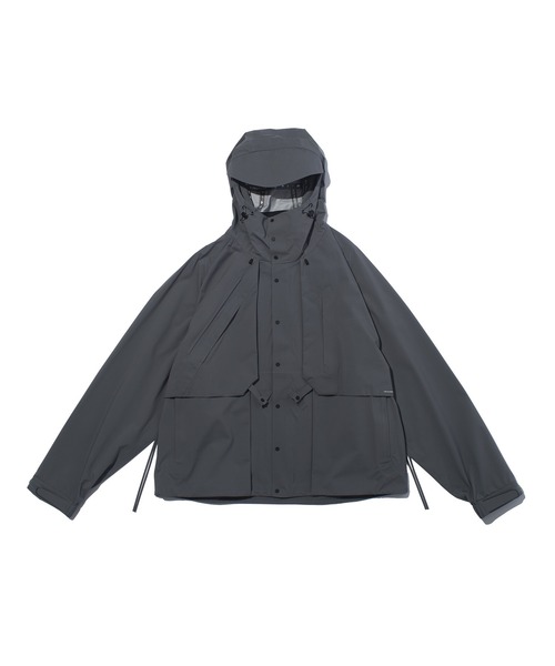 F/CE. （エフシーイー）の「F/CE. PERTEX WATERPROOF LAYERING SHELL / エフシーイー パーテックス ウォータープルーフ レイヤリング シェル（ナイロンジャケット・メンズ・ブラック/グレー・SMALL/MEDIUM/LARGE）」の2枚目の写真