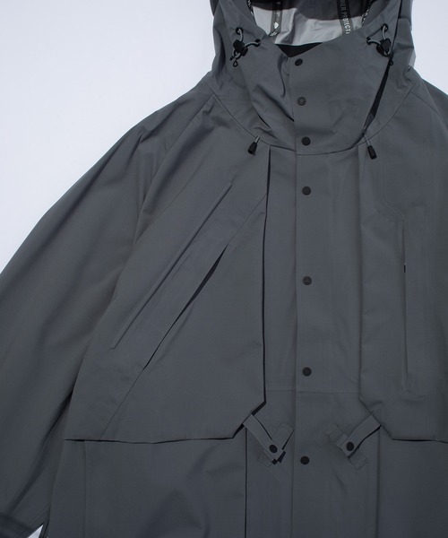 F/CE. （エフシーイー）の「F/CE. PERTEX WATERPROOF LAYERING SHELL / エフシーイー パーテックス ウォータープルーフ レイヤリング シェル（ナイロンジャケット・メンズ・ブラック/グレー・SMALL/MEDIUM/LARGE）」の8枚目の写真