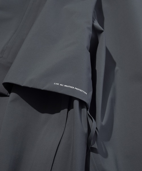 F/CE. （エフシーイー）の「F/CE. PERTEX WATERPROOF LAYERING SHELL / エフシーイー パーテックス ウォータープルーフ レイヤリング シェル（ナイロンジャケット・メンズ・ブラック/グレー・SMALL/MEDIUM/LARGE）」の9枚目の写真