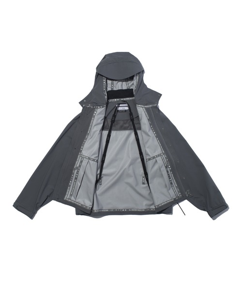 F/CE. （エフシーイー）の「F/CE. PERTEX WATERPROOF LAYERING SHELL / エフシーイー パーテックス ウォータープルーフ レイヤリング シェル（ナイロンジャケット・メンズ・ブラック/グレー・SMALL/MEDIUM/LARGE）」の6枚目の写真