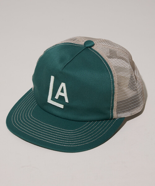 Cooperstown Ball Cap（クーパーズタウンボールキャップ）の「C.B.C by COOPERSTOWN BALL CAP × FREAK'S STORE/クーパーズタウン ボールキャップ × フリークスストア 別注 フェルト ロゴ ツイル メッシュ キャップ（キャップ・メンズ・ブラウン/グリーン/ブラック/ネイビー・ONE SIZE）」の4枚目の写真