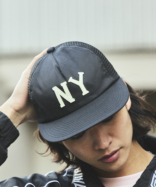 Cooperstown Ball Cap（クーパーズタウンボールキャップ）の「C.B.C by COOPERSTOWN BALL CAP × FREAK'S STORE/クーパーズタウン ボールキャップ × フリークスストア 別注 フェルト ロゴ ツイル メッシュ キャップ（キャップ・メンズ・ブラウン/グリーン/ブラック/ネイビー・ONE SIZE）」の10枚目の写真