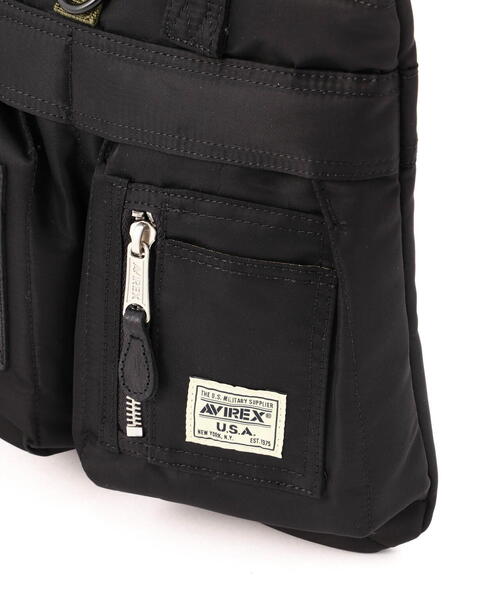AVIREX（アヴィレックス）の「FLIGHT NYLON "SMALL HELMET BAG" / フライト ナイロン スモール ヘルメットバッグ / AVIREX / アヴィレックス（ショルダーバッグ・メンズ・その他10/ブラック・F）」の10枚目の写真
