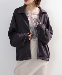 FUNALIVE（ファンアライブ）の「ソフトタッチ　ストレッチ　ジップジャケット　短丈（ブルゾン）」