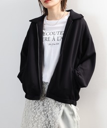 FUNALIVE（ファンアライブ）の「ソフトタッチ　ストレッチ　ジップジャケット　短丈（ブルゾン）」