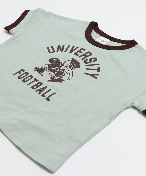 chil2(チルツー)の「綿100% プリントリンガー半袖Tシャツ(Tシャツ/カットソー・キッズ・J/H/A/F/E/D/C/I/G/B・140cm/130cm/120cm/110cm/100cm/90cm/80cm)」の19枚目の写真
