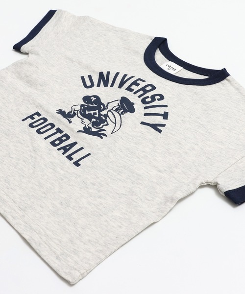 chil2(チルツー)の「綿100% プリントリンガー半袖Tシャツ(Tシャツ/カットソー・キッズ・J/H/A/F/E/D/C/I/G/B・140cm/130cm/120cm/110cm/100cm/90cm/80cm)」の20枚目の写真