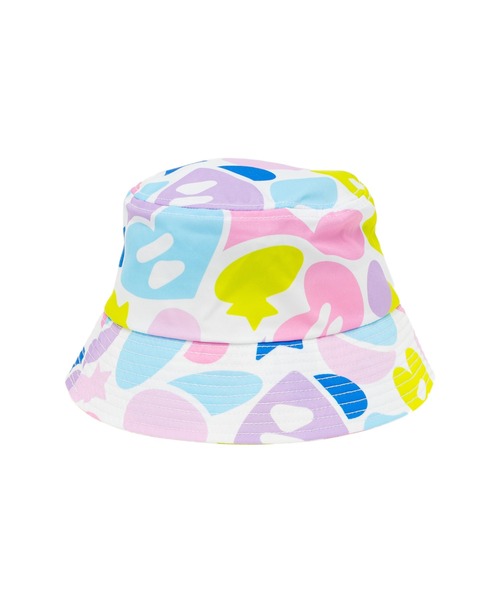 A BATHING APE（アベイシングエイプ）の「CAMO BUCKET HAT（ハット・レディース・ピンク/グリーン/レッド/マルチ/ブルー・FREE）」の5枚目の写真