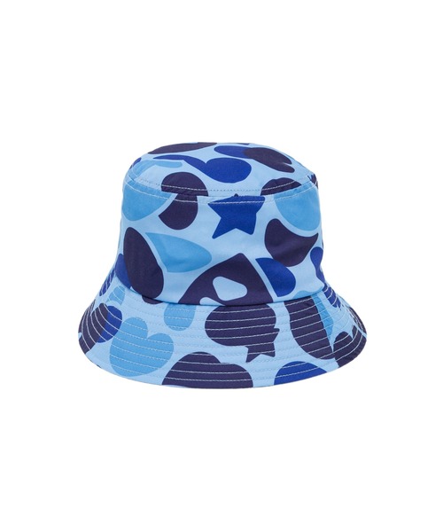 A BATHING APE（アベイシングエイプ）の「CAMO BUCKET HAT（ハット・レディース・ピンク/グリーン/レッド/マルチ/ブルー・FREE）」の7枚目の写真
