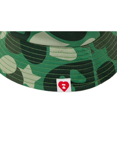 A BATHING APE（アベイシングエイプ）の「CAMO BUCKET HAT（ハット・レディース・ピンク/グリーン/レッド/マルチ/ブルー・FREE）」の11枚目の写真