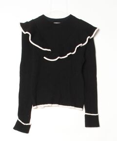 GRANCY】ZipDesign Asymmetry Knit / ジップデザイン アシンメトリー