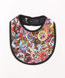 HYSTERIC MINI | HYSMINI BADGE COLLECTION総柄 RV スタイ(スタイ/よだれかけ)