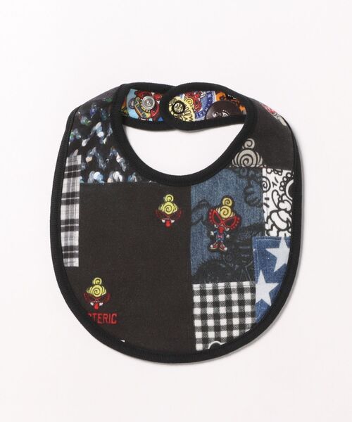 HYSTERIC MINI(ヒステリックミニ)の「HYSMINI BADGE COLLECTION総柄 RV スタイ(スタイ/よだれかけ・キッズ・マルチ・FREE)」の3枚目の写真