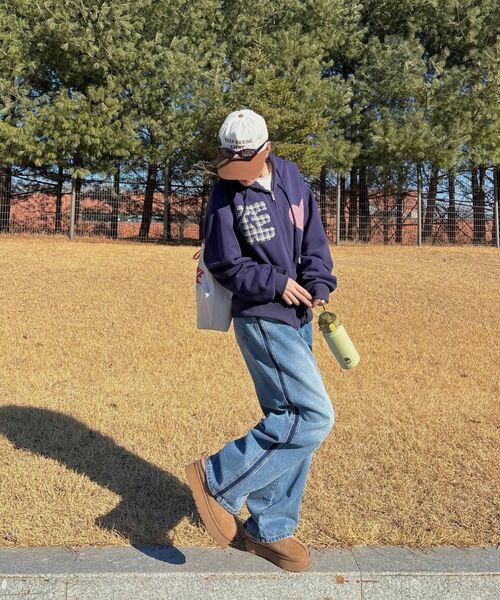 TOFFEE(トフィー)の「サイドラインデニムパンツ (BLUE)(デニムパンツ・メンズ・その他・SMALL/MEDIUM/LARGE/X-LARGE)」の5枚目の写真