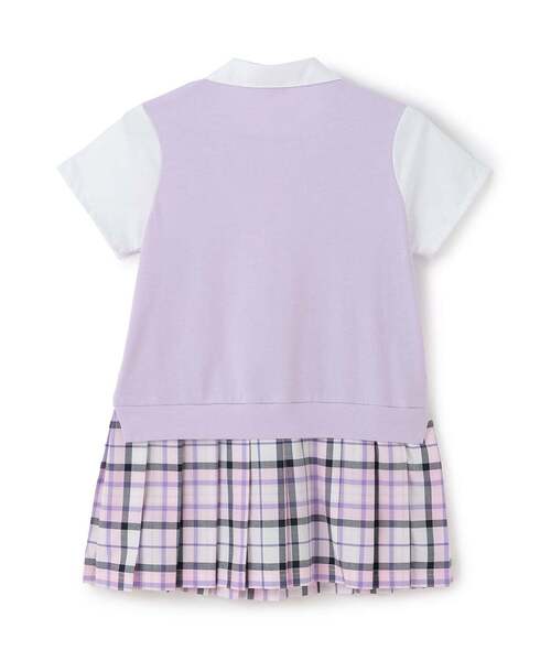 ANNA SUI mini（アナスイ・ミニ）の「名品チェックレイヤードワンピース【接触冷感・UVカット】（ワンピース・キッズ・サックスブルー/ピンク・160cm/150cm/140cm/130cm/120cm）」の11枚目の写真