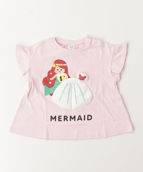 CHEEK ROOM（チークルーム）の「CHEEK ROOM/チークルーム マーメイド Tシャツ（Tシャツ/カットソー・キッズ・パープル/ピンク/サックスブルー・80ｃｍ/90cm/100cm/110cm/120cm/130cm）」の5枚目の写真
