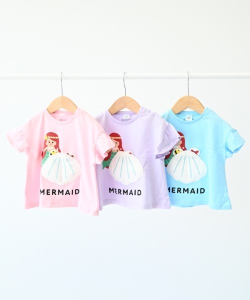 CHEEK ROOM（チークルーム）の「CHEEK ROOM/チークルーム マーメイド Tシャツ（Tシャツ/カットソー・キッズ・パープル/ピンク/サックスブルー・80ｃｍ/90cm/100cm/110cm/120cm/130cm）」の21枚目の写真