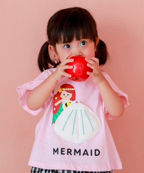 CHEEK ROOM（チークルーム）の「CHEEK ROOM/チークルーム マーメイド Tシャツ（Tシャツ/カットソー・キッズ・パープル/ピンク/サックスブルー・80ｃｍ/90cm/100cm/110cm/120cm/130cm）」の13枚目の写真
