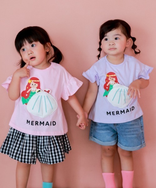 CHEEK ROOM（チークルーム）の「CHEEK ROOM/チークルーム マーメイド Tシャツ（Tシャツ/カットソー・キッズ・パープル/ピンク/サックスブルー・80ｃｍ/90cm/100cm/110cm/120cm/130cm）」の15枚目の写真