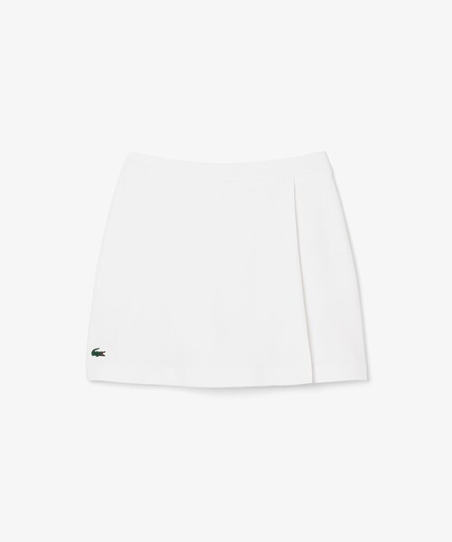 LACOSTE(ラコステ)の「吸汗速乾 ウルトラドライ フラップデザインストレッチテニスショーツ / ミニスカート(スカート・レディース・ネイビー/ホワイト・36/38/34)」の15枚目の写真