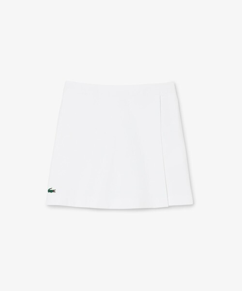 LACOSTE(ラコステ)の「吸汗速乾 ウルトラドライ フラップデザインストレッチテニスショーツ / ミニスカート(スカート・レディース・ネイビー/ホワイト・36/38/34)」の16枚目の写真