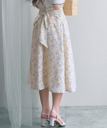 花柄 フラワープリント フレア」に該当するスカートファッション通販