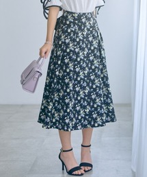 花柄 フラワープリント フレア」に該当するスカートファッション通販