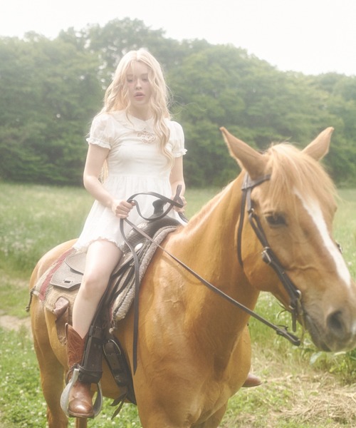 chernyy(チェルニー)の「Indian cotton rose babydoll dress / インドコットンローズベビードールドレス(ワンピース・レディース・アイボリー・LARGE/MEDIUM/SMALL)」の21枚目の写真