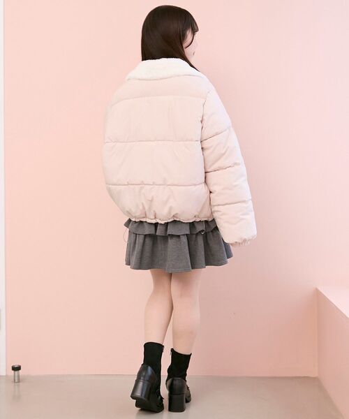 MAJESTIC LEGON(マジェスティックレゴン)の「ファー襟中綿ブルゾン(ブルゾン・レディース・ピンク・MEDIUM)」の7枚目の写真