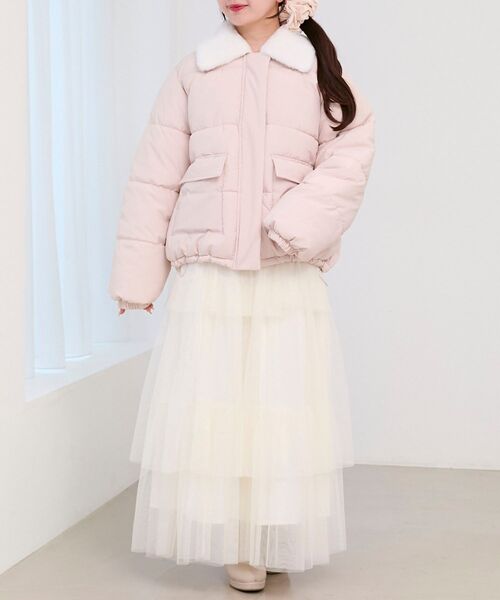 MAJESTIC LEGON(マジェスティックレゴン)の「ファー襟中綿ブルゾン(ブルゾン・レディース・ピンク・MEDIUM)」の11枚目の写真