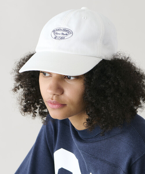 BROOKS BROTHERS（ブルックスブラザーズ）の「Brooks Brothers |〈別注〉コットンツイル ベースボールキャップ WHITE UNISEX（キャップ・レディース・ホワイト・ONE）」の12枚目の写真
