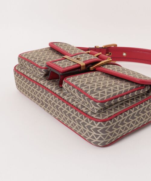 MICHAEL KORS（マイケルコース）の「COLBY MK2000 ロゴ ジャガード ショルダー ミディアム（ショルダーバッグ・レディース・レッド系・FREE）」の3枚目の写真